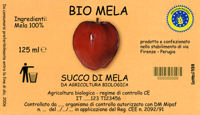 Etchetta biologica